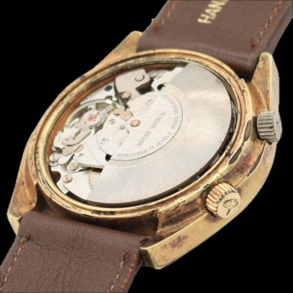 Vintage 40mm Baylor Alarm 17j Men\'s Automatic Wristwatch AS 5008 Swiss Retro